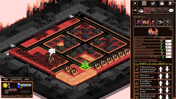 A video game depiction of a maze.